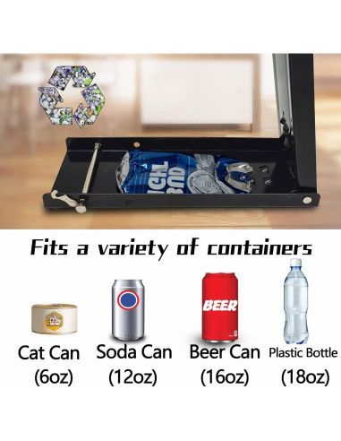 Aplastador de Latas YYDS CC02 Acero Resistente 0,53 L