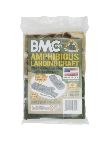 BMC Classic Landing Craft 4pc Tan y Verde Oliva 15 cm