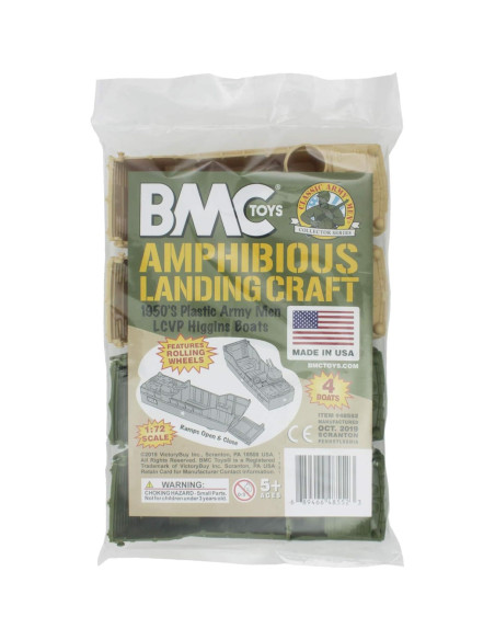 BMC Classic Landing Craft 4pc Tan y Verde Oliva 15 cm