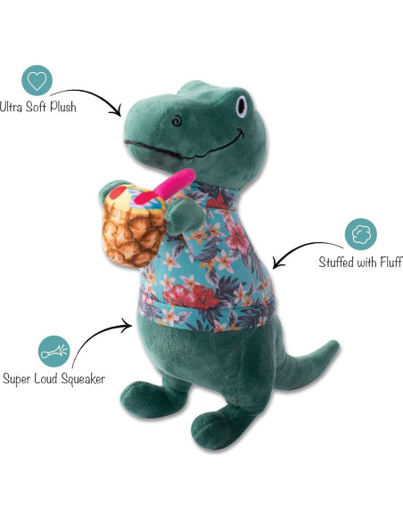Juguete de Perro de Peluche Fringe Studio T-Rex 29.21x25.4cm Juguete de Perro de Peluche Fringe Studio T-Rex 29.21x25.4cm