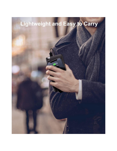 Banco de Energía IXNINE 26800mAh Cargador Portátil Negro