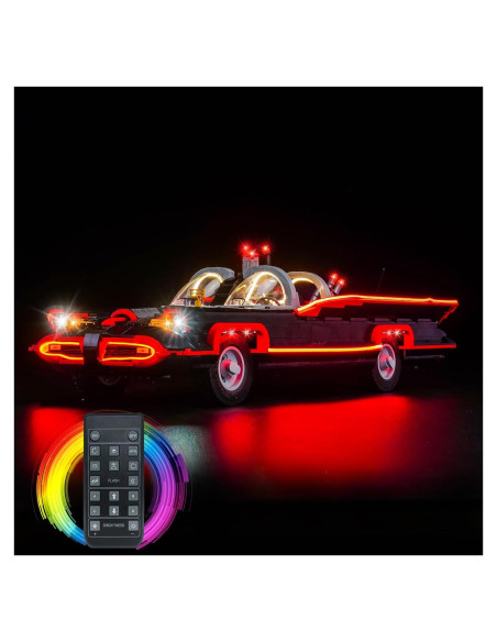 Kit de Luz LocoLee para LEGO Batman Batmóvil 76328 RC Kit de Luz LocoLee para LEGO Batman Batmóvil 76328 RC