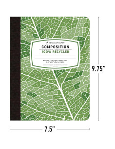 Cuadernos de Composición New Leaf Paper, Paquete de 4, 80 Hojas 2