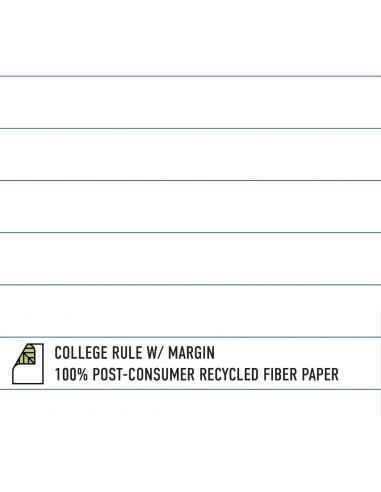 Cuadernos de Composición New Leaf Paper, Paquete de 4, 80 Hojas