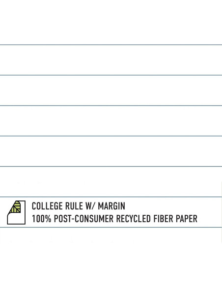 Cuadernos de Composición New Leaf Paper, Paquete de 4, 80 Hojas
