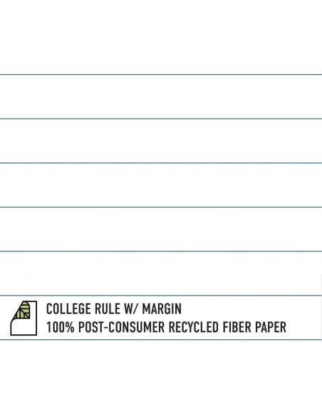 Cuadernos de Composición New Leaf Paper, Paquete de 4, 80 Hojas