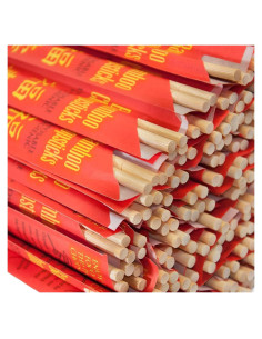 Palillos Desechables de Bambú SHOP&SAVE - 60 Pares, 21 cm