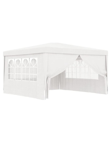 Carpa Profesional ZQQLVOO 4x4m Blanca Resistente UV y Agua