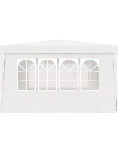 Carpa Profesional ZQQLVOO 4x4m Blanca Resistente UV y Agua