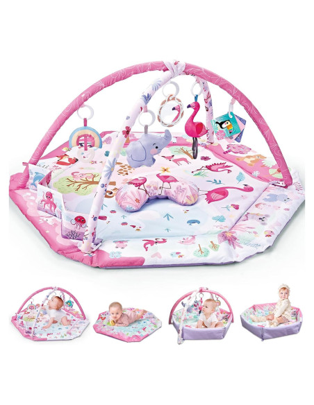 Alfombra de Actividad 7 en 1 Morabloomy 110x110 cm Alfombra de Actividad 7 en 1 Morabloomy 110x110 cm