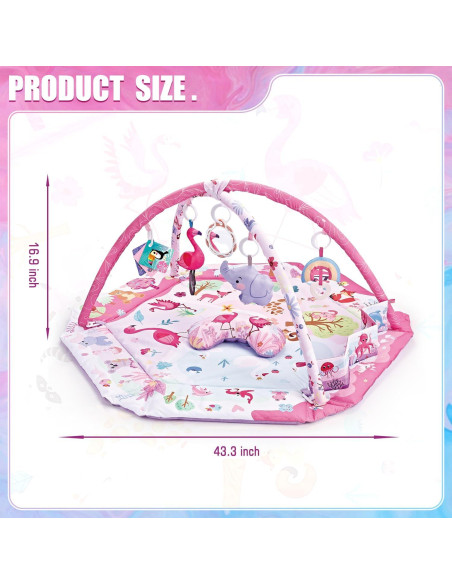 Alfombra de Actividad 7 en 1 Morabloomy 110x110 cm Alfombra de Actividad 7 en 1 Morabloomy 110x110 cm