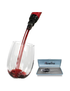 Aerador de Vino TRIbella Gris Humo 3 Picos Acrílico Sin Goteo