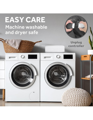 Protector de colchón calefaccionado Sunbeam individual 99x191 cm