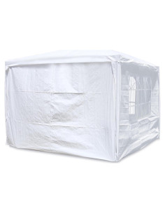 Carpa de Fiesta 3x3 m SPOFLYINN con 4 Paredes Removibles