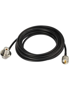 Cable Coaxial RG58 Bingfu 6.1m UHF PL259 Macho a SO239 Hembra 2