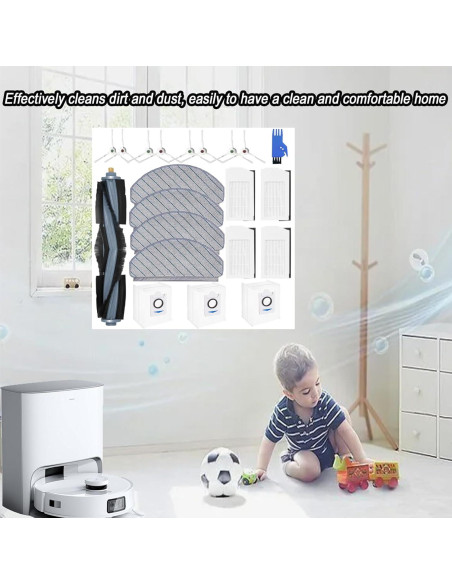 Kit de Accesorios para Aspiradora Robot ECOVACS DEEBOT T10 Plus - 21 Piezas