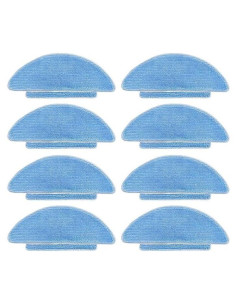 8 Piezas Paño de Mopa Haozhifeng para Aspiradora Robot T10S