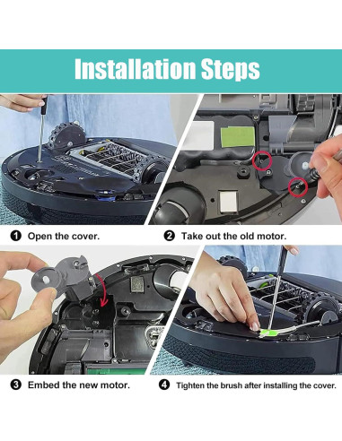 Módulo de Motor de Cepillo Lateral Chuancheng para iRobot Roomba