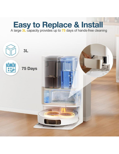 Paquete de 6 Bolsas de Polvo Genérico 3L para Aspiradoras Dreame