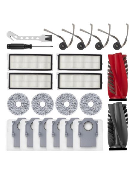 21 Piezas Repuesto Walntec para Aspiradora Roborock Qrevo