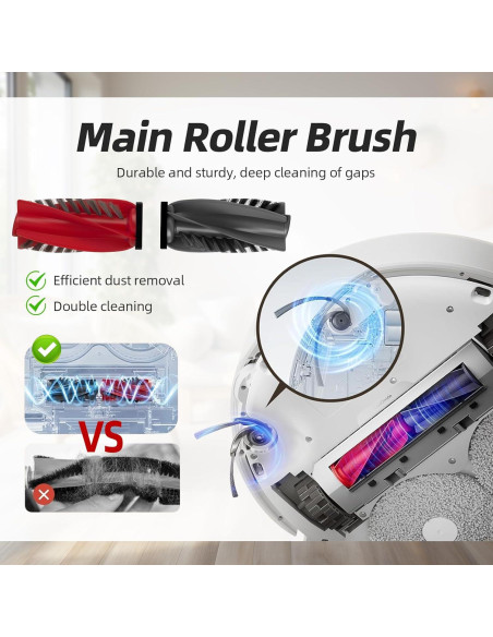 21 Piezas Repuesto Walntec para Aspiradora Roborock Qrevo