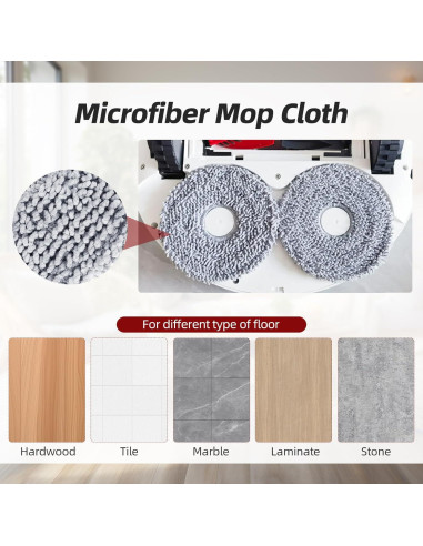 21 Piezas Repuesto Walntec para Aspiradora Roborock Qrevo