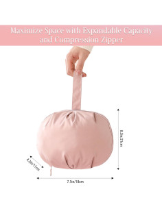 Cubo de Empaque Iensen Rosa 21x18x11 cm para Ropa Interior 2