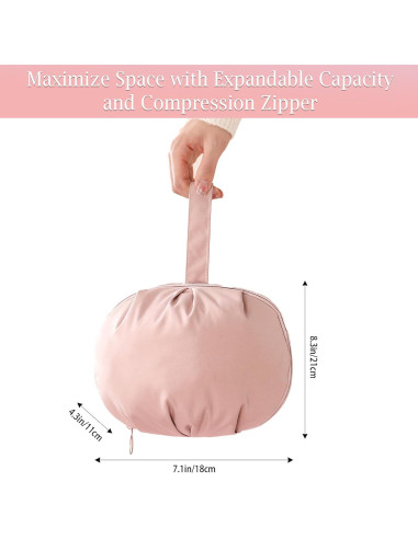 Cubo de Empaque Iensen Rosa 21x18x11 cm para Ropa Interior