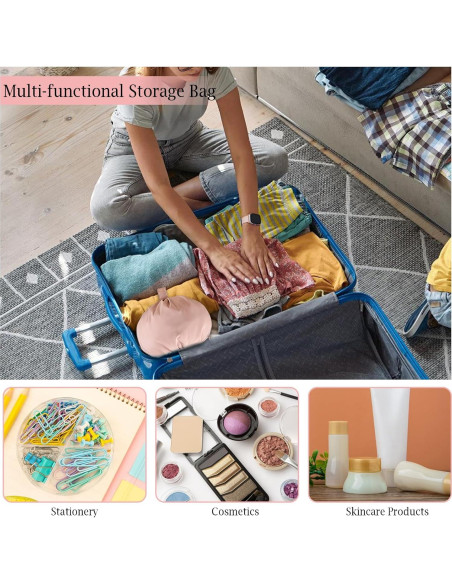 Cubo de Empaque Iensen Rosa 21x18x11 cm para Ropa Interior