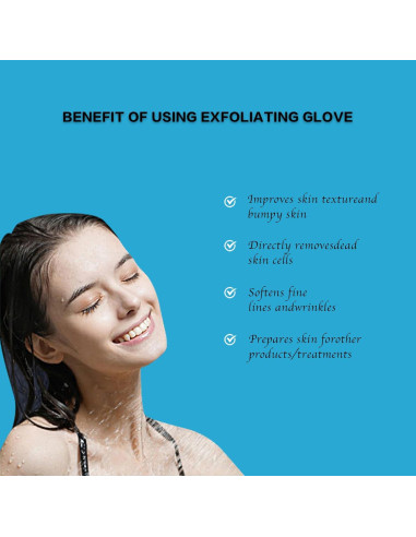 Guante Exfoliante Lusilushy Verde Doble Cara para Ducha