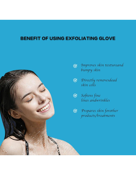 Guante Exfoliante Lusilushy Verde Doble Cara para Ducha