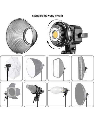 Kit de Iluminación Fotográfica GVM 80W con Softbox 60cm