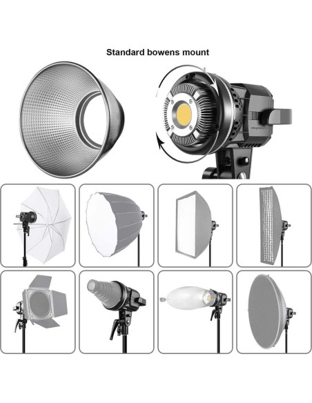 Kit de Iluminación Fotográfica GVM 80W con Softbox 60cm