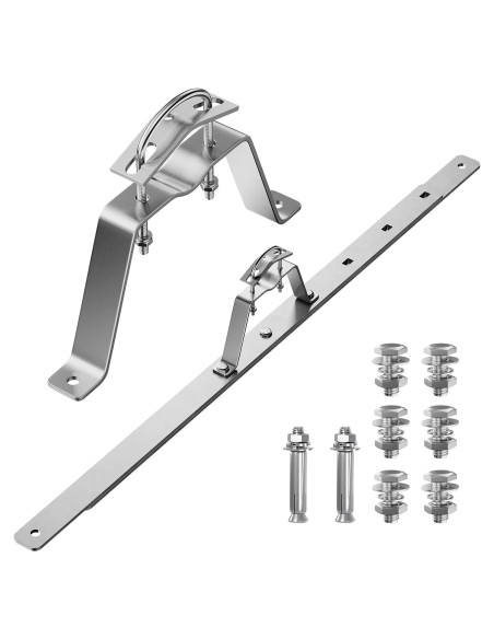 Soporte de Alero Ajustable HEVIDUBANA 45-60" Acero Inoxidable