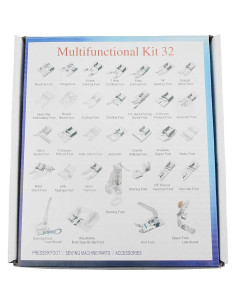 Juego de 32 Piezas de Prensatelas TOVOT para Máquina de Coser 2