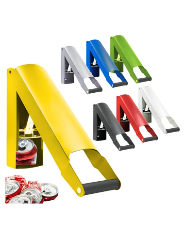 Triturador de Latas Chambridge Amarillo Montado en Pared