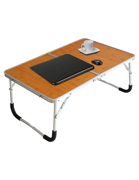 Mesa Plegable para Laptop Jucaifu con Compartimento Interno