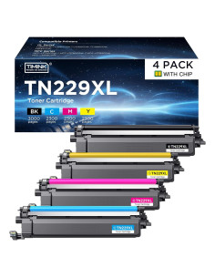 Cartucho de Tóner TN229XL Timink para Brother - 4 Pack