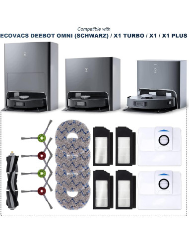 Kit de Repuesto ECOVACS DEEBOT X1 Turbo Accesorios