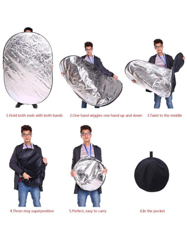 Reflector de Iluminación 5 en 1 TRUMAGINE 100x150cm