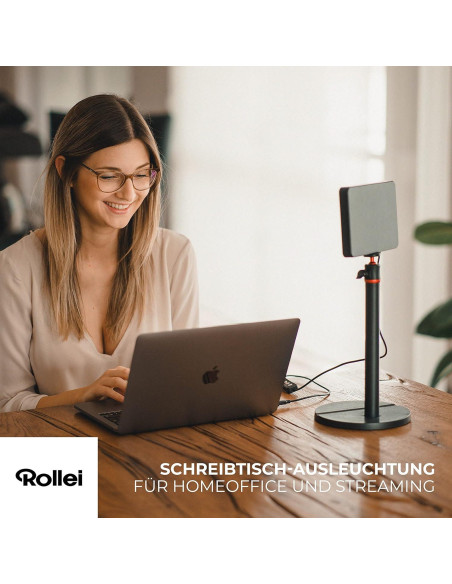 Luz LED para Video Rollei Lumis Key Light con Trípode y Control Remoto