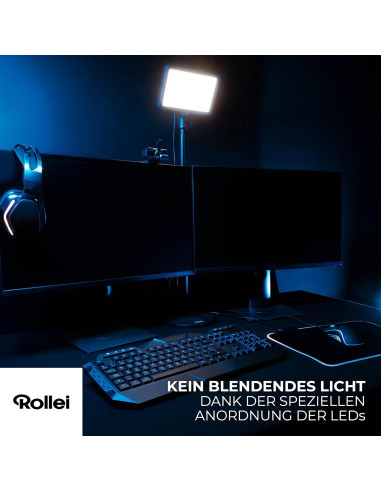 Luz LED para Video Rollei Lumis Key Light con Trípode y Control Remoto