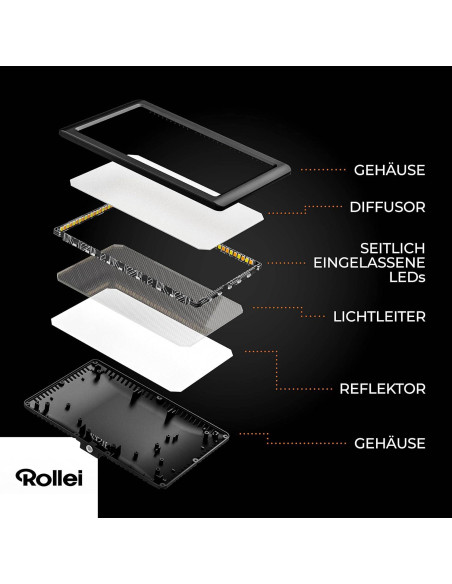 Luz LED para Video Rollei Lumis Key Light con Trípode y Control Remoto