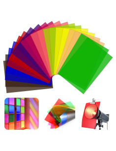 Paquete de 20 Hojas de Filtro de Gel Ligero A4 Grande&AFORTUNADO