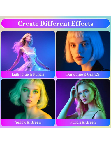 Paquete de 20 Hojas de Filtro de Gel Ligero A4 Grande&AFORTUNADO