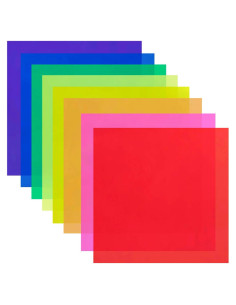 Kit de Filtros de Gel de Color BANLTRE 8 Piezas 30x30cm