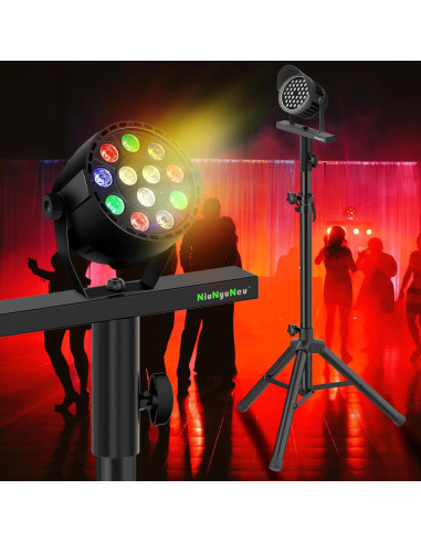 Soporte de Iluminación T-Bar 2 Unidades 30 kg Plata