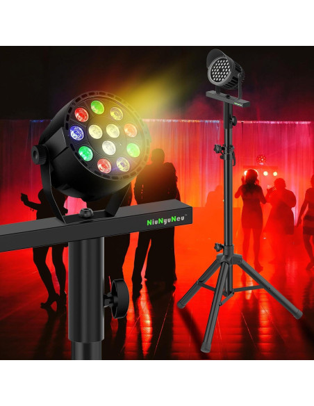 Soporte de Iluminación T-Bar 2 Unidades 30 kg Plata