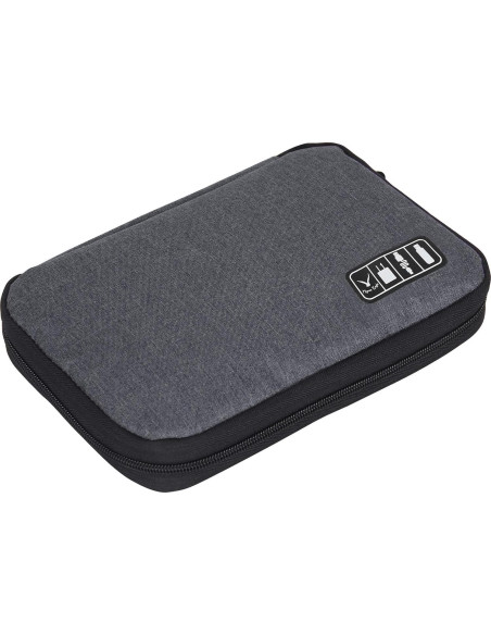 Organizador de Cable Hynes Eagle Gris 24x18 cm para Viajes