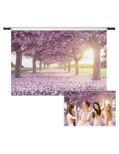 Fondo de Flores 2.2x1.5m Poliester Vie Savaran Decoración